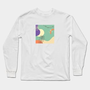 Botanical Abstracts #4 Long Sleeve T-Shirt